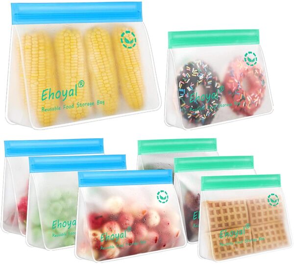 30% off on Reusable Storage Bags 4 Large 4 Small pcs