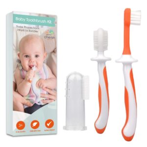 3 Piece Baby Toothbrush Set