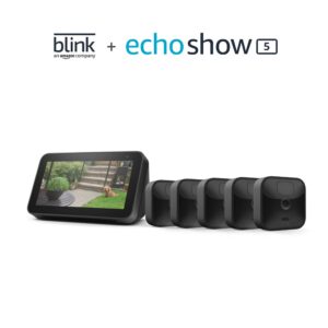 50% off on Blink Outdoor 5 Cam Kit bundle with Echo Show 5 (2nd Gen)