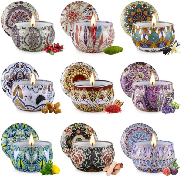 Save 20% on 9 Pack Aromatherapy Candles