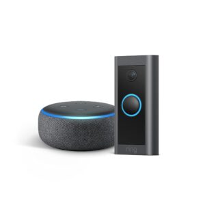 Save 55% on Ring Video Doorbell Wired + Echo Dot (3rd Gen)
