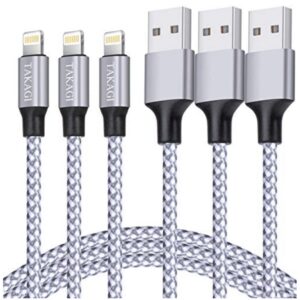 50% off on USB Lightning Cable 3PACK 6FT-Nylon Braided