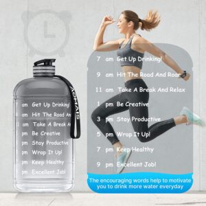 Water Bottle with time marker