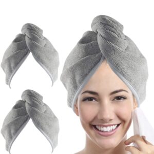 60% off on Microfiber Hair Towel Wrap for Women 2pck