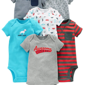 Carter's 6-Pack Short-Sleeve Bodysuit