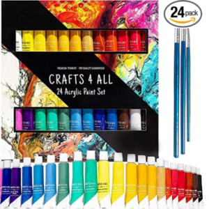 Acrylic Paint Set - 24-Pack