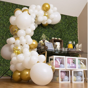 110pc 4 Size- White Balloon Arch Kit